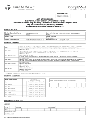 ambledown financial services form