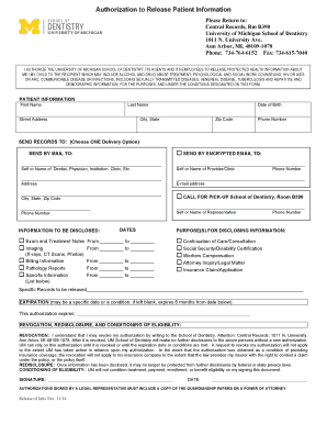 Authorization to Release Patient Information