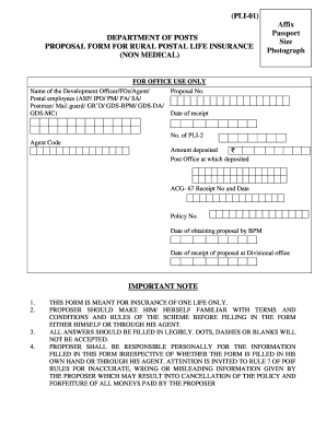 pli new proposal form 2022 pdf