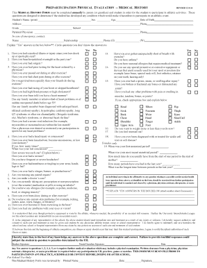 Preparticipation Physical Evaluation