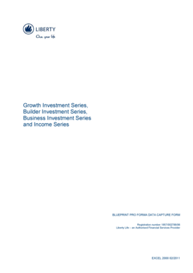Liberty Life Investment Form