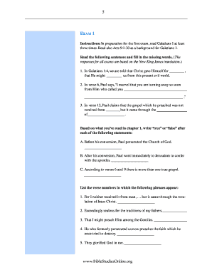 Galatians Study Guide