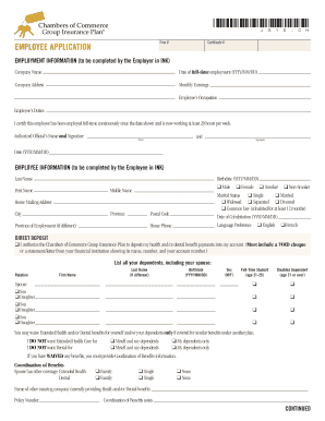 Employee Application Form