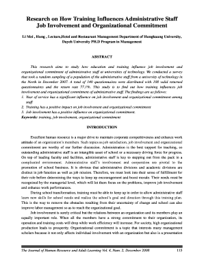 Dissertation job satisfaction and absenteeism