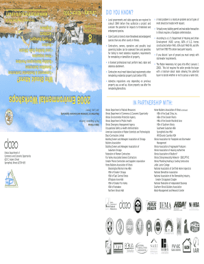 Illinois Environmental Regulatory Workshop Registration Form