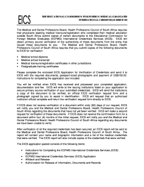 EICS Application for Verification of Credentials