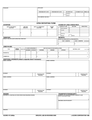 Insurance Application Form