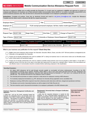 Fillable Online controller ofa ncsu Mobile Communication Device ...