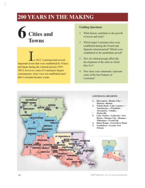 Louisiana Festivals Student Worksheet