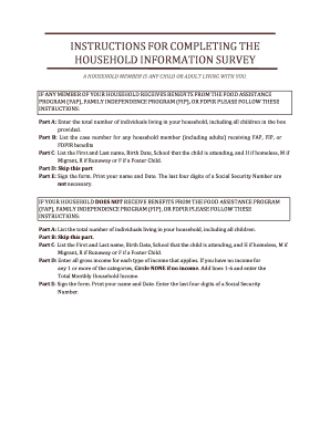 Household Information Survey