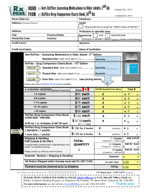 RxFiles Order Form