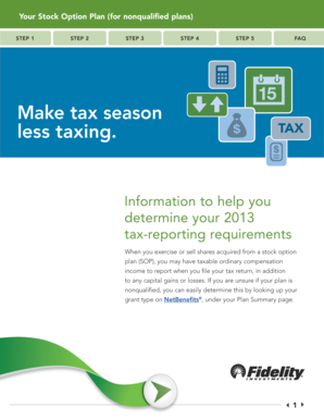 Nonqualified Stock Option Plan Tax Guide