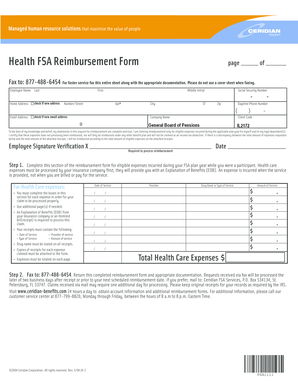 Health FSA Reimbursement Form