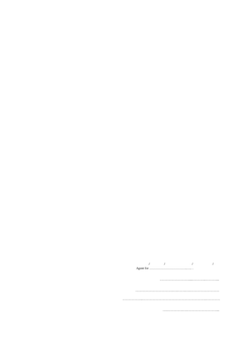 Application for a Certificate of Rateable Value