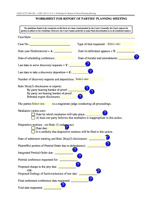 planning a party worksheet