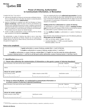 Power of Attorney Authorization to Communicate Information or RevocatioPower of Attorney Authorization to Communicate Information or RevocatioPower of Attorney Authorization to Communicate Information or Revocation Power of Attorney