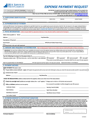 Expense Payment Request Form