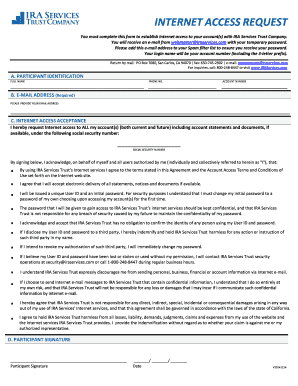 Internet Access Request Form