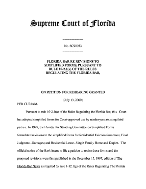 Florida Residential Lease Agreement