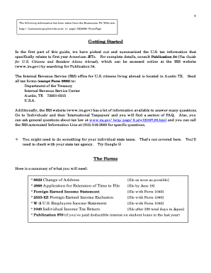 US Tax Forms for First-Year JETs