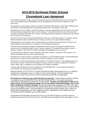 Chromebook Loan Agreement
