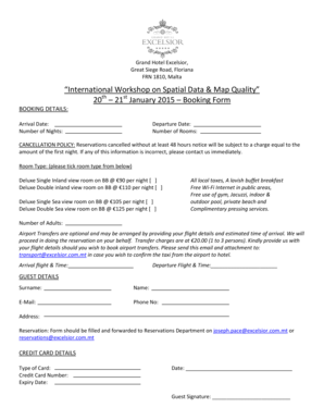 Hotel Booking Form