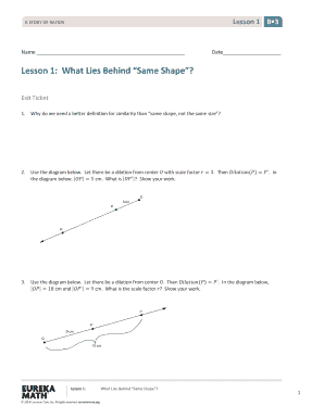 lesson 1 what lies behind same shape answer key