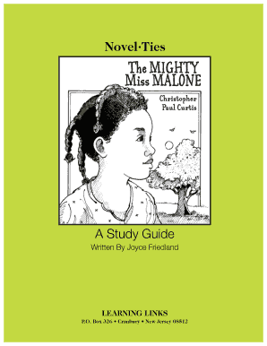 The Mighty Miss Malone Full Book Pdf Download - Fill Online, Printable ...