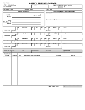 DA-103 - Agency Purchase Order - Kansas Department of ... - da ks