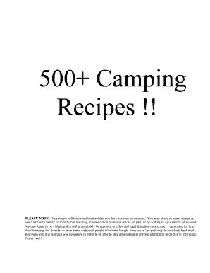 Recipe template - 500+ Camping Recipes for Dutch Ovens - Troop 26 Parkville - northernlights circleten