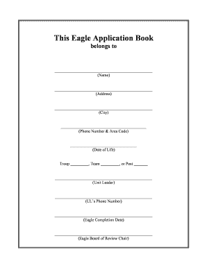 eagle scout binder cover template