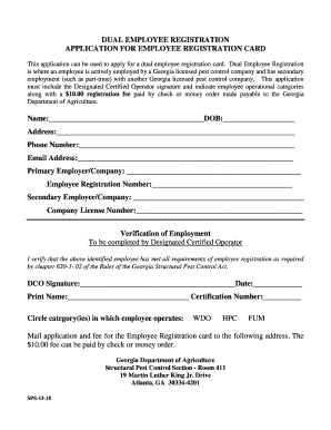 Dual Employee Registration Application