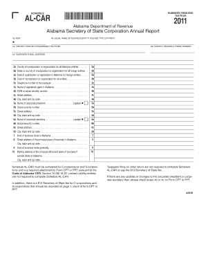 Alabama Corporation Annual Report