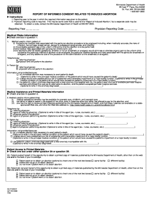 Minnesota Informed Consent for Induced Abortion