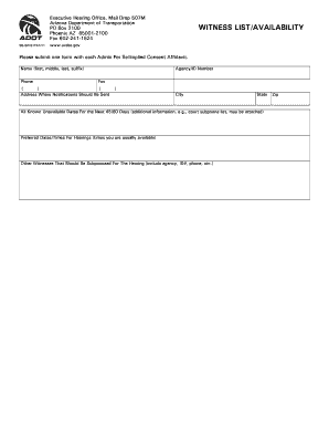 Admin Per Se/Implied Consent Affidavit
