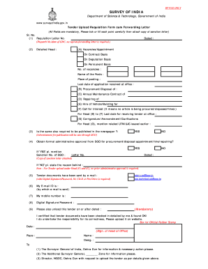 Sample letter of certificate of retirement - Tender Upload Form - Survey of India - surveyofindia gov