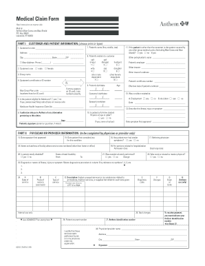 Medical Claim Form