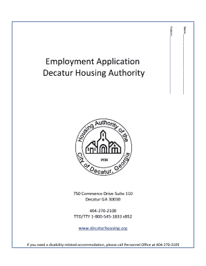 Employment Application Form