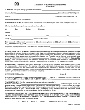 Residential Real Estate Purchase Agreement