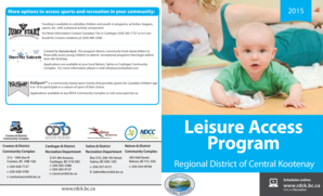 Leisure Access Program Application