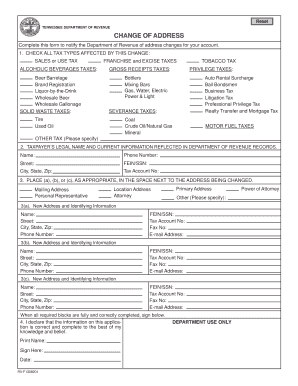 Tennessee Change of Address Form