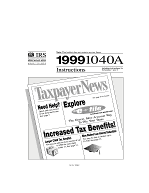 Instructions for Form 1040A