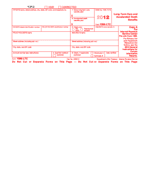 IRS Form 1099-LTC