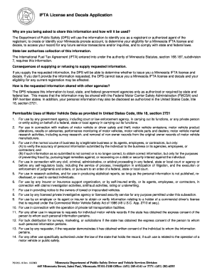 Minnesota IFTA License and Decals Application
