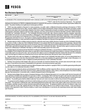 Non-Disclosure Agreement
