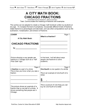 Chicago Fractions Math Book