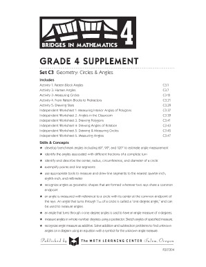Grade 4 Geometry Worksheets