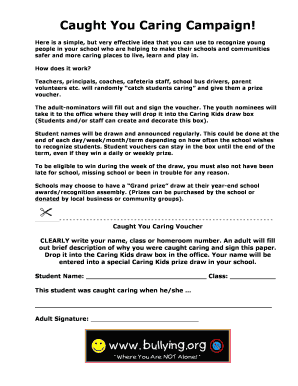 Caught You Caring Voucher