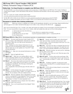 Form 9098 - 1351 2 travel voucher