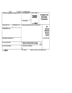 IRS Form 1099-S Certification for Principal Residence Exclusion